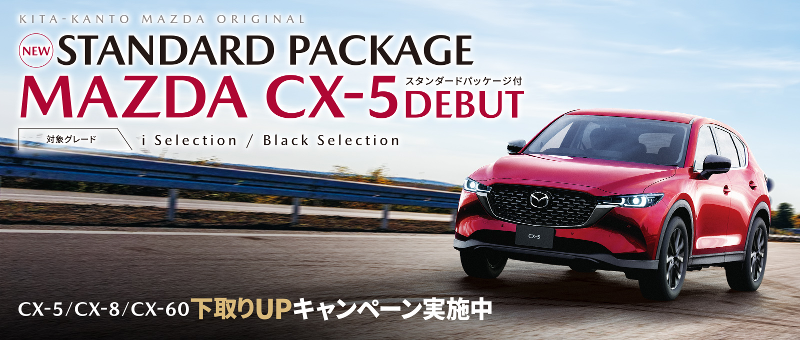 スタンダードパッケージ付 MAZDA CX-5 DEBUT