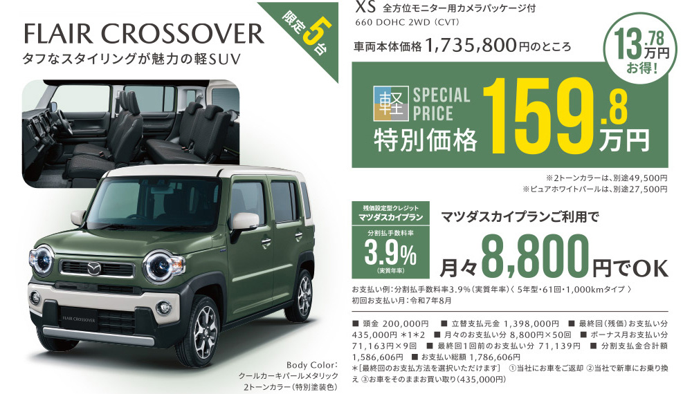FLAIR CROSSOVER　限定5台