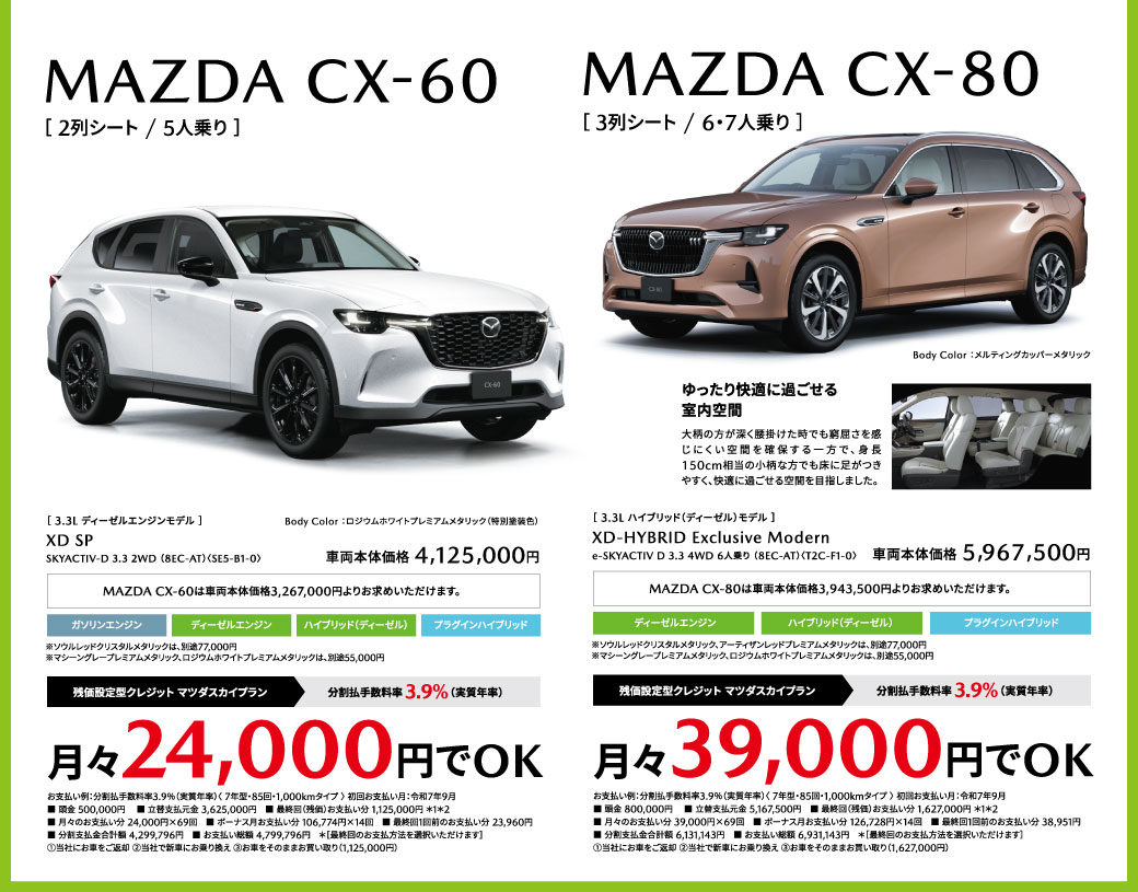 MAZDA CX-60 / MAZDA CX-80